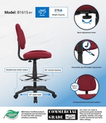 Boss Drafting Stool (B315-By) W/Footring, B1615-BY